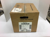 Baldor CEM3546 1 HP Ac Motor 230/460 volts 1760 Rpm 4P 56c Frame 3 Phase