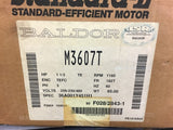 Baldor M3607T 1 1/2 Hp AC motor 208-230/460 Volts 1160 Rpm 6P 182T Frame
