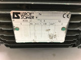 Leroy Somer 0.37 KW 265 460 volts AC Motor 1735 rpm