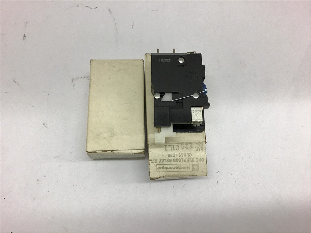 Telemecanique E20C1L1 Overload Relay Kit Lot of 2