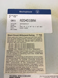 Westinghouse A204D1BAW Size 1 200/230V 7.5Hp 120V Coil Combo Starter Disconnect