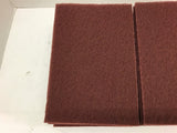 Maroon Scuff Abrasive Hand Pads 6x9"--Lot of 20