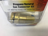Mr. Heater F276186 Propane/natural Gas Connector Kit 1/4