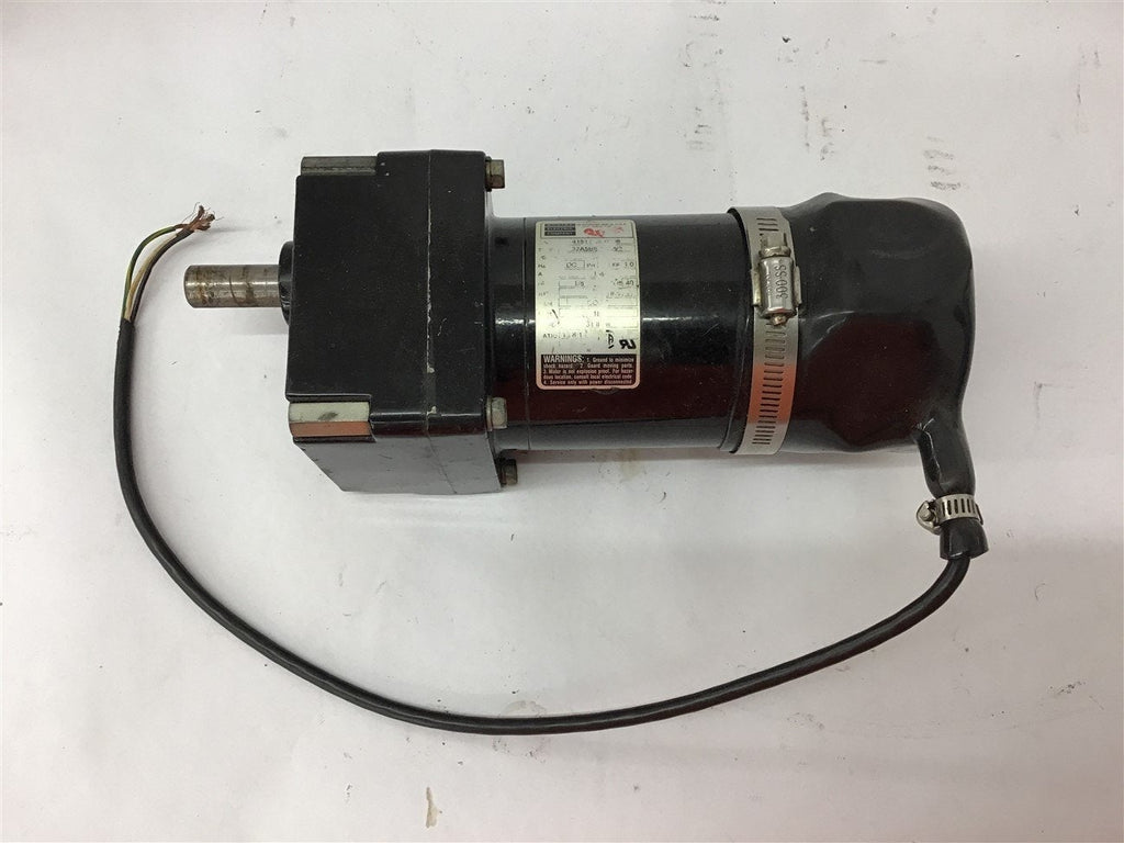 Bodine 1/8 HP DC Gear Motor 13.8:1 Ratio 190/130 Volts