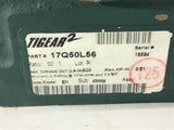 Dodge Tigear 17Q50L56 50:1 Ratio Left Angle Gear Reducer 0.51 Input HP