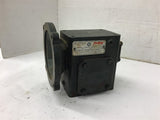 Grove Gear BM01175-2 7.5:1 Ratio Left Angle Gear Reducer 1.692 Input Hp
