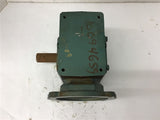 Grove Gear BMQ220-2 25:1 Ratio Left Angle Gear Reducer 1.00 Input Hp 56C