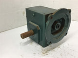 Grove Gear BMQ220-2 25:1 Ratio Left Angle Gear Reducer 1.00 Input Hp 56C