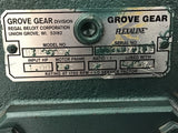 Grove Gear BMQ220-2 25:1 Ratio Left Angle Gear Reducer 1.00 Input Hp 56C