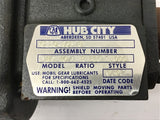 Hub City 0220-60578 40:1 Ratio Gear Reducer Model 186