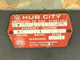 Hub City 0220-03519-066 Gear Reducer 1:1 Ratio Model 66