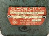 Hub City 0220-21607-264 Gear Reducer, 40:1 Ratio, 264 Model, Style A