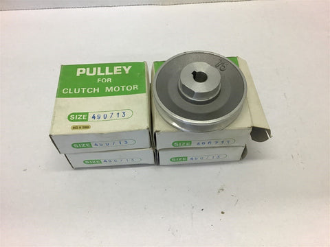Pulley for Clutch Motor 490713 1/2" Bore 2 15/16" OD Lot of 4