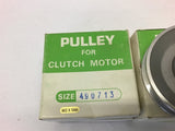 Pulley for Clutch Motor 490713 1/2" Bore 2 15/16" OD Lot of 4