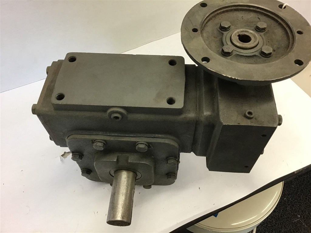 Double Reduction Gear Reducer 140:1 Ratio no data plate