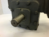 Double Reduction Gear Reducer 140:1 Ratio no data plate