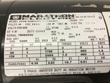Marthon HVE 056H17Y5202dr143I 1 Hp AC Motor Black Max 1800 Rpm 4P 230/460 V 56C