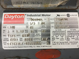 Dayton 5K6360 1/3 Hp AC Motor 115/230 V 1725 Rpm 4P Single Phase 56 Frame