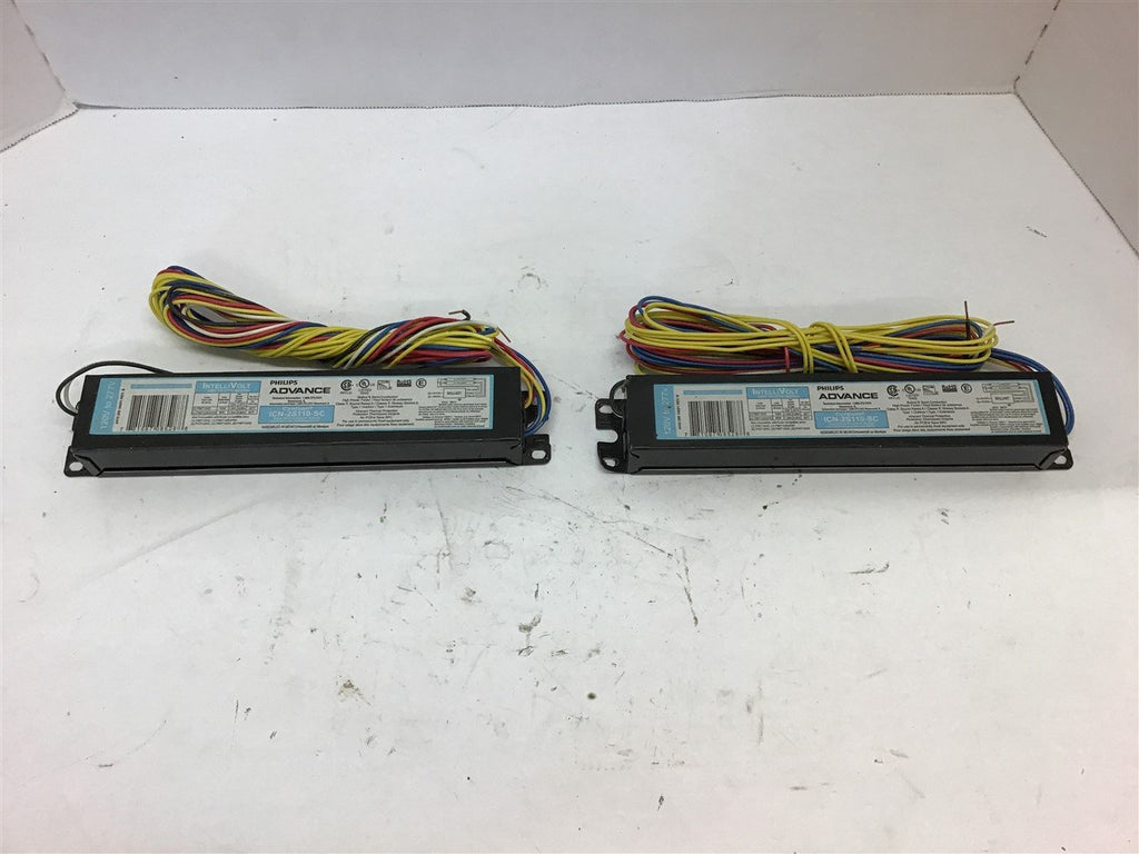 Phillips Advance ICN-2S110-SC Rapid Start Ballast120-277 Volts Lot of 2