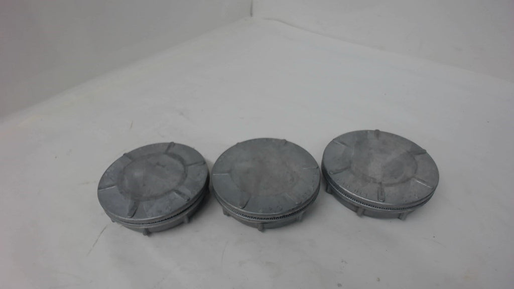 Lot Of 3, Scru-Tite, Cap Offs, With Rubber Seal, Fits 3" Opening