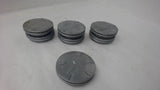 Lot Of 7, Scru-Tite, Cap Offs, With Rubber Seal, Fits 2-1/2" Opening