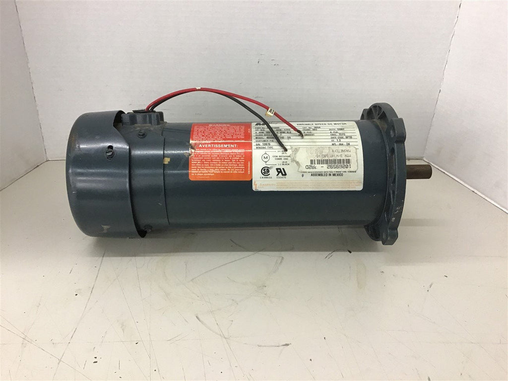 Magnetek 22201000 3/4 HP DC Motor 180 Arm V 1725 Rpm 56C Frame