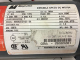 Magnetek 22201000 3/4 HP DC Motor 180 Arm V 1725 Rpm 56C Frame