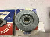 Chicage 300-A Single groove Pulley 3" dia 3/4" Bore Lot of 3