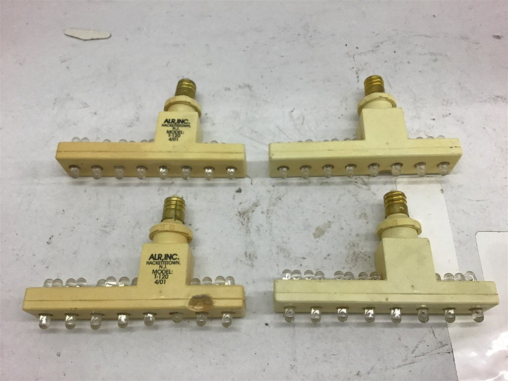 Alr T-120 4/01 120V BASE T-LAMP Lot of 4
