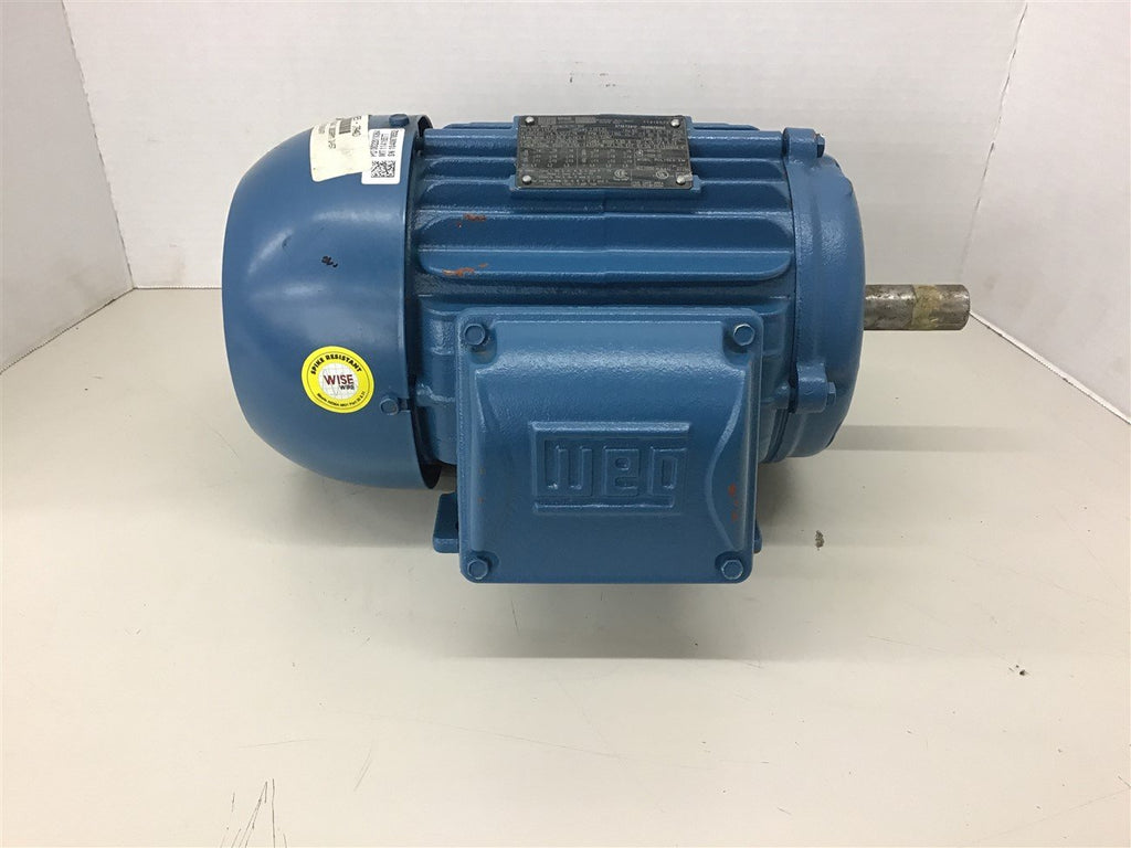 Weg 00218ET3E145T-W22 2 HP AC Motor 230/460 Volts 1755 rpm 4P 143/5T Frame