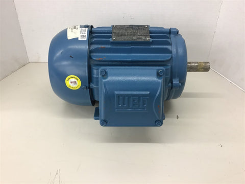 Weg 00218ET3E145T-W22 2 HP AC Motor 230/460 Volts 1755 rpm 4P 143/5T Frame