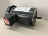 US Motors U1P2DFCR 1 HP AC Motor 208-230/460 Volts 1800 Rpm 4P 56C Frame