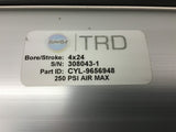 Bimba CYL-9656948 4X24 Pneumatic Cylinder 250 PSI