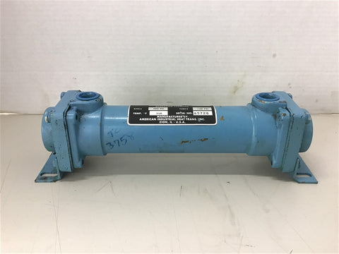 American Industrial AB-4101-A4-SP Heat Transfer 3000 PSI Shell 150 PSI Tubes