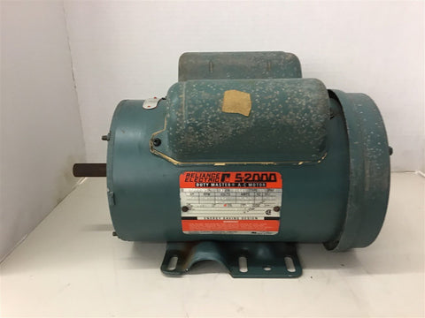 Reliance C56H129OP 3/4 HP AC Motor 115/208-230 Volts 1140 Rpm 6p 56H Frame 1 PH
