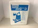 Barnes SP33VF 1/3 HP Sump Pump Vert-FLT 10' 112551