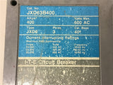 Siemens I-T-E JXD63B400 400 Amp Circuit Breaker 600 volts 3 POles