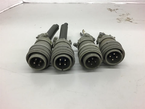 Amphenol MS3106A18-10P 9301 Connector Lot of 4