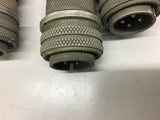 Amphenol MS3106A18-10P 9301 Connector Lot of 4