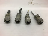 Amphenol MS3106A18-10P 9301 Connector Lot of 4