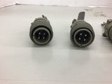 Amphenol MS3106A18-10P 9301 Connector Lot of 4