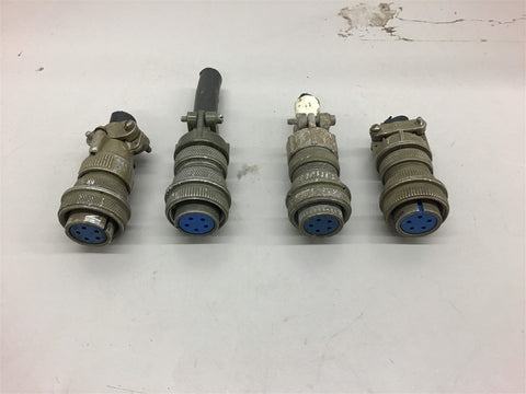 Amphenol 16S-8S Connector Lot of 4