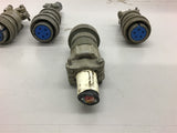 Amphenol 16S-8S Connector Lot of 4