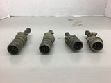 Amphenol MS3101A16S-8P connector Lot of 4