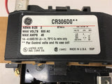 GE CR306D0 Nema Size 2 Starter 600 Vac 45 Amps 115-120 volt Coil