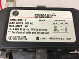 Ge CR306D002 Nema Size @ 3 Pole 115-120 volt Coil