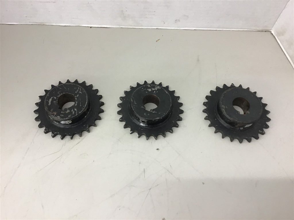 40 24 Sprocket 40 Chain 24 Teeth 1" Bore