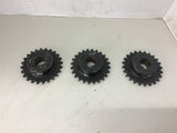 40 24 Sprocket 40 Chain 24 Teeth 1" Bore