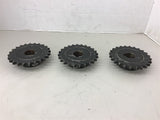 40 24 Sprocket 40 Chain 24 Teeth 1" Bore