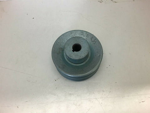 2B4 1/2 Pulley 2 Groove Pulley 3/4" Bore